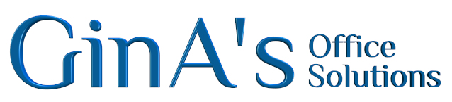 GinA's Office Solutions Logo